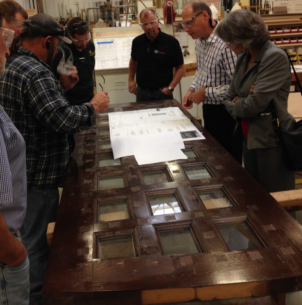 Illinois Wood Utilization Team Visits Bernhard Woodwork